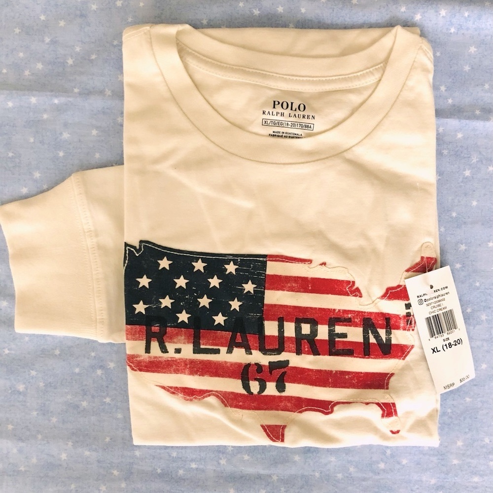 Ralph Lauren off white crewneck long-sleeve Tee